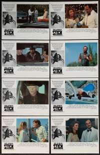Stick Lobby Card Set 11"x14" Original English 1985 Burt Reynolds George Segal