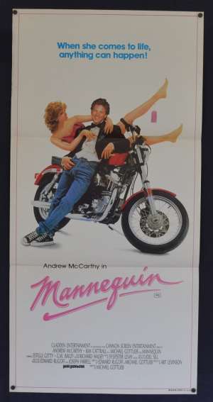 Mannequin poster Daybill Andrew McCarthy Kim Cattrall Starship Music