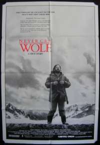 Never Cry Wolf Movie Poster Original One Sheet