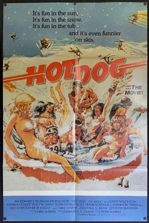 Hot Dog Poster Original One Sheet 1984 David Naughton Shannon Tweed