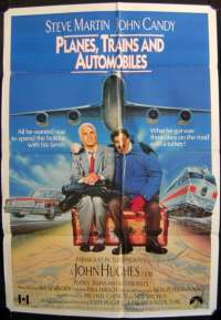 Planes Trains And Automobiles Poster Original UK One Sheet Steve Martin John Candy
