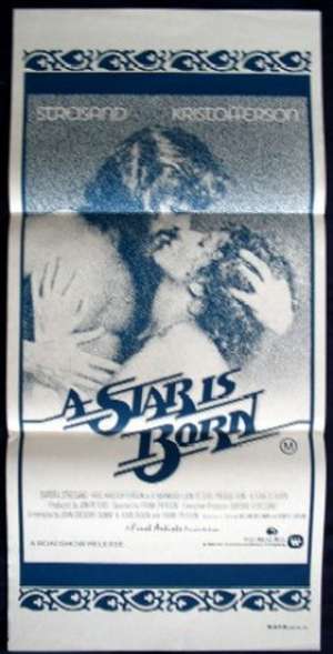 Star Is Born, A Daybill Movie poster