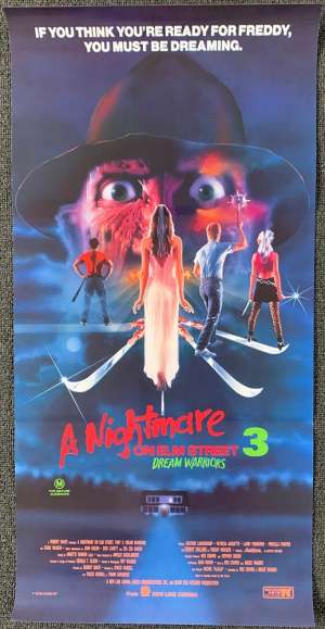 A Nightmare On Elm Street 3 Movie Poster Daybill Patricia Arquette