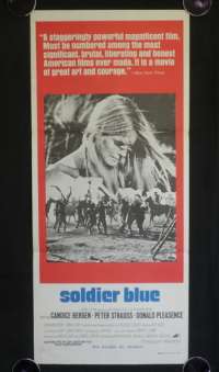 Soldier Blue 1970 Peter Strauss Candice Bergen Daybill movie poster