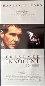 Presumed Innocent Poster Daybill Original 1990 Harrison Ford