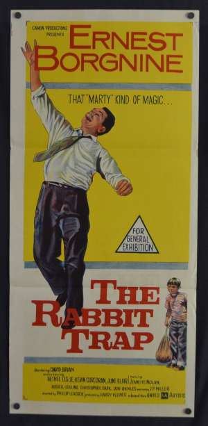 The Rabbit Trap Daybill Movie Poster Original 1959 Ernest Borgnine Don Rickles