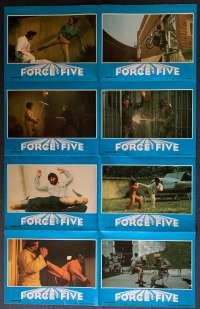 Force Five Poster Original Photosheet 1981 Joe Lewis Bong Soo Han