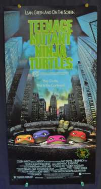 Teenage Mutant Turtles 1991 Daybill Movie Poster