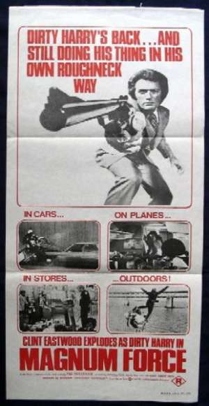 Magnum Force Poster Original Daybill 1973 Clint Eastwood Dirty Harry