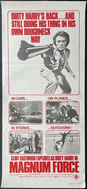 Magnum Force Poster Original Daybill 1973 Clint Eastwood Dirty Harry