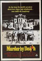 Murder By Death Poster Original One Sheet 1976 Truman Capote Eileen Brennan