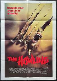 The Howling Movie Poster One Sheet Dee Wallace Patrick Macnee Werewolves