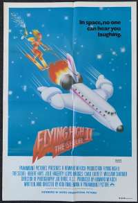 Flying High 2 Movie Poster Original One Sheet 1982 Airplane 2 Robert Hays