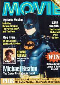 Batman Returns Movie Magazine Number 4 Michael Keaton