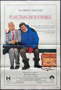 Planes Trains And Automobiles Poster Original One Sheet Steve Martin John Candy