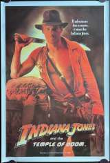 Indiana Jones And The Temple Of Doom Poster Rolled One Sheet Teaser