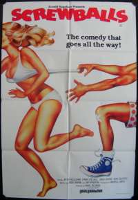 Screwballs One Sheet Australian Movie poster