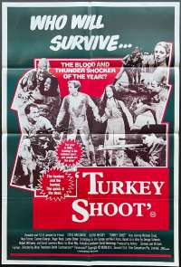 Turkey Shoot movie poster 1982 One Sheet Ozploitation Olivia Hussey