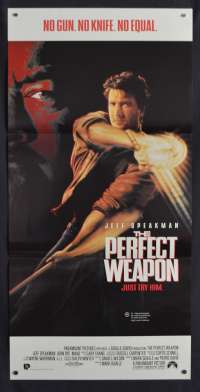 The Perfect Weapon Poster Original Daybill 1991 Jeff Speakman Kenpo Martial Arts