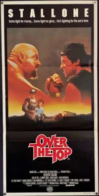 Over The Top Poster Original Daybill 1987 Sylvester Stallone Arm Wrestling