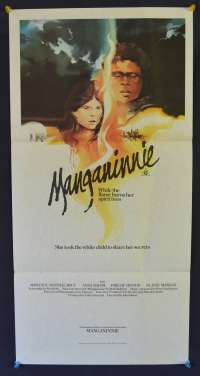 Manganinnie Daybill movie poster 1980 Aboriginal Tasmanian Film RARE