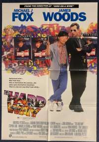 The Hard Way Poster Original One Sheet 1991 Michael J Fox Back To The Future