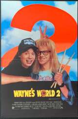 Waynes World 2 Poster Original Daybill 1992 Mike Myers Dana Carvey Christopher Walken