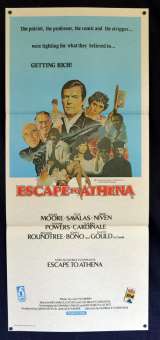Escape To Athena Poster Original Daybill 1979 Roger Moore David Niven