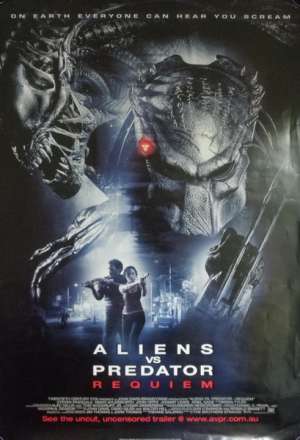 Aliens vs Predator Requiem One Sheet Movie Poster Original