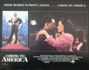 Coming To America 1988 Eddie Murphy 11x14 Lobby Card