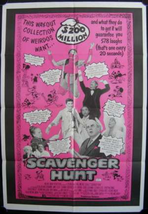 Scavenger Hunt One Sheet Australian Movie poster