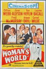 Woman's World Poster Rare One Sheet Original 1954 Clifton Webb