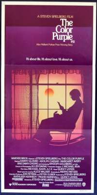 The Color Purple Movie Poster Daybill Whoopi Goldberg Oprah Winfrey Steven Spielberg