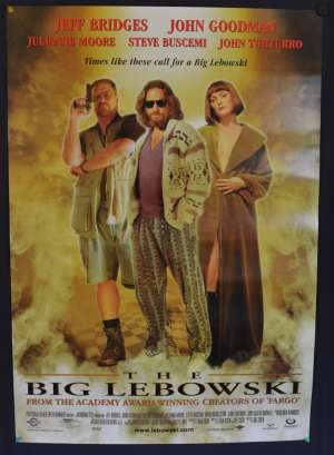 The Big Lebowski Movie Poster Original One Sheet 1998 Jeff Bridges John Goodman
