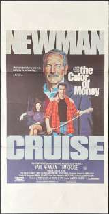 The Color Of Money Poster Original Daybill 1986 Tom Cruise Paul Newman Hustler