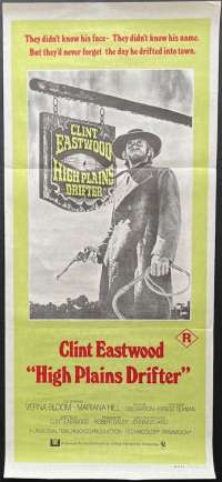 High Plains Drifter Movie Poster Original Daybill 1973 Clint Eastwood Western