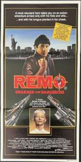 Remo: Unarmed And Dangerous Fred Ward Australian Daybill movie poster