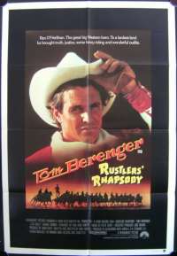 Rustlers' Rhapsody 1985 Tom Berenger One Sheet movie poster
