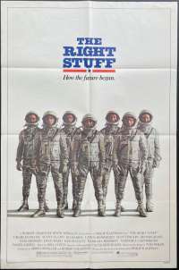 The Right Stuff Poster USA One Sheet Original 1983 Advance Astronauts