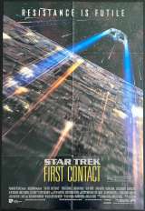 Star Trek First Contact 1996 One Sheet movie poster D/S Patrick Stewart Borg