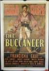 The Buccaneer 1938 USA One Sheet Style B Movie Poster
