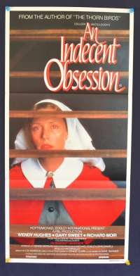 An Indecent Obsession 1984 Daybill Movie Poster Wendy Hughes Gary Sweet