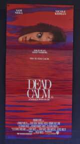 Dead Calm 1989 Daybill Movie Poster Nicole Kidman Sam Neill Billy Zane