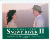 The Man From Snowy River 2 Photosheet Lobby 3 Original 11x14 1988