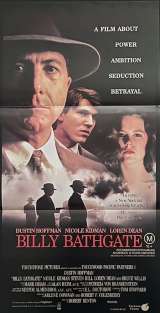 Billy Bathgate Poster Original Daybill 1991 Dustin Hoffman Nicole Kidman Gangsters