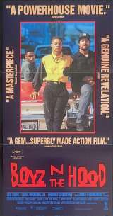 Boyz N The Hood Poster Daybill Rare Original 1991 Cuba Gooding Jnr