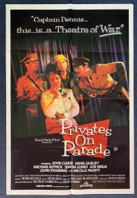 Privates On Parade Poster Original One Sheet 1982 John Cleese George Harrison