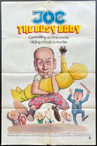 Joe The Busy Body Poster One Sheet USA Original 1972 Jean Girault