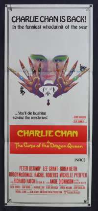 Charlie Chan And The Cruse Of The Dragon Queen Poster Original Daybill