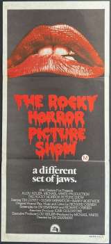 The Rocky Horror Picture Show Movie Poster Original Daybill Lips Style Tim Curry